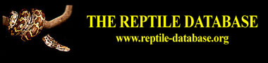 The Reptile Database